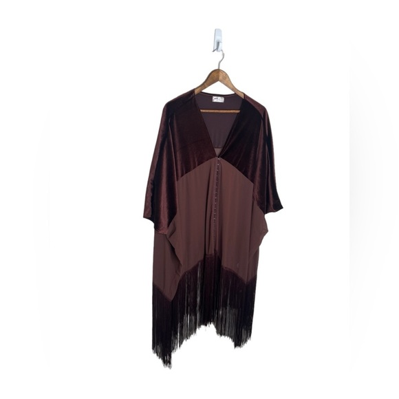 Free People Velvet Dreams Fringe Kimono - Picture 7 of 13